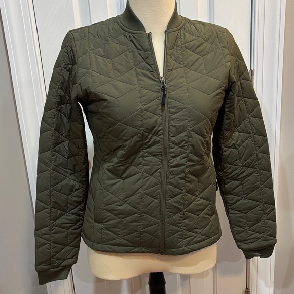 Duluth Trading Co Jackets & Blazers - Duluth Trading Co Women's Quilted Bomber Jacket - Olive Work Warm
